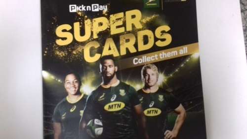 Pick n Pay Super Rugby Cards Album Complete